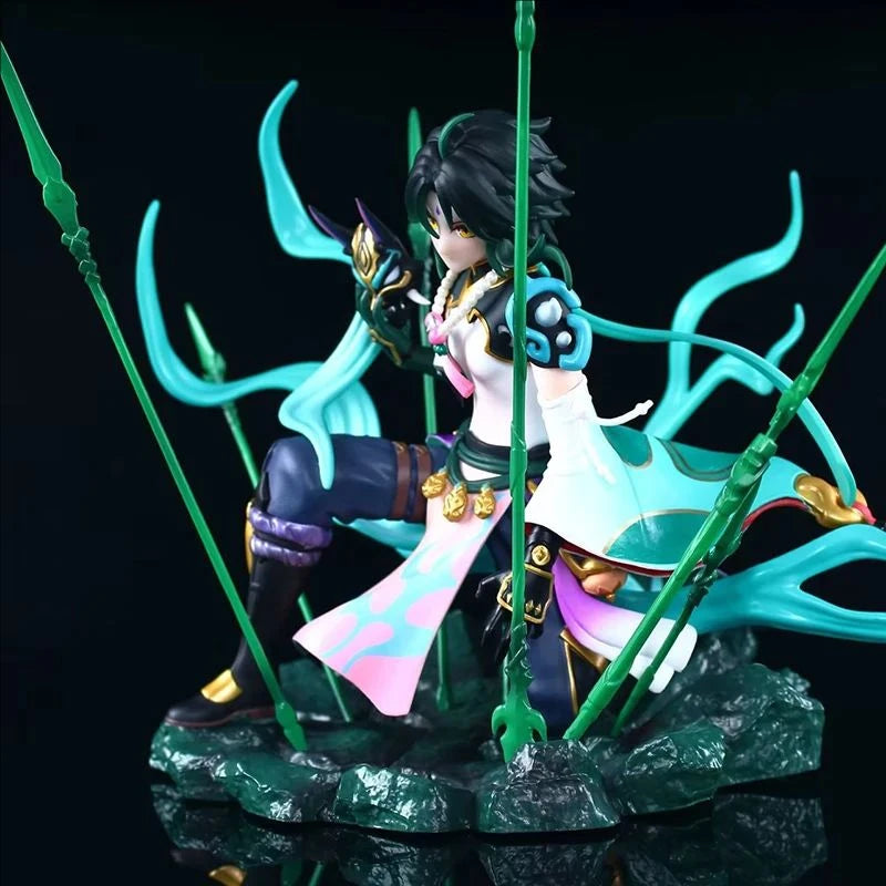 Genshin Impact XIAO GK Statue PVC Animation Figure Collection Model Doll Christmas Gift