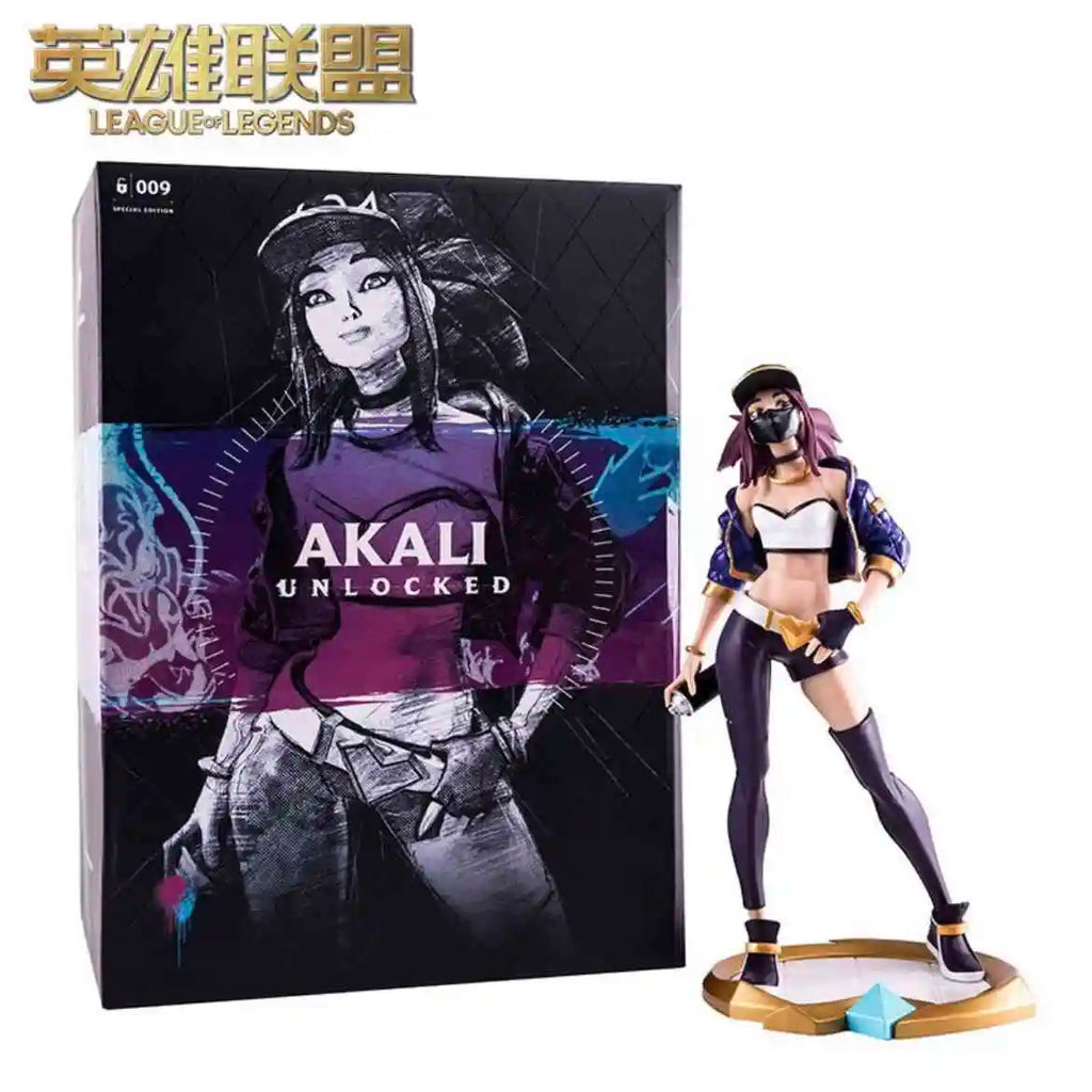 Original Apex League Of Legends Akali Komplette Figur Auf Lager Anime Action Sammlung Modell Spielzeug Zu Freunde Geschenke Sammeln