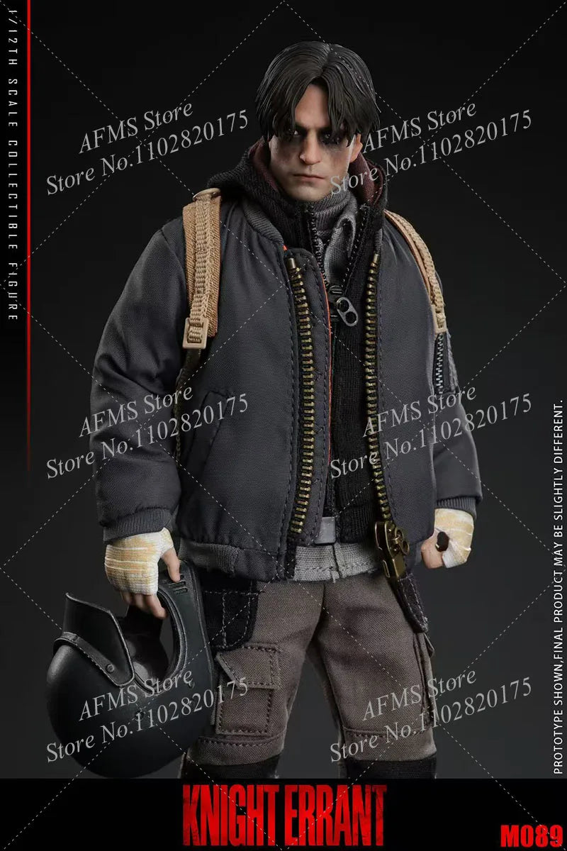 Manipple Studio M089 1/12 Men Soldier Knight Errant Robert Pattinson Bat Hero Full Set 6Inch Action Figure Dolls Model
