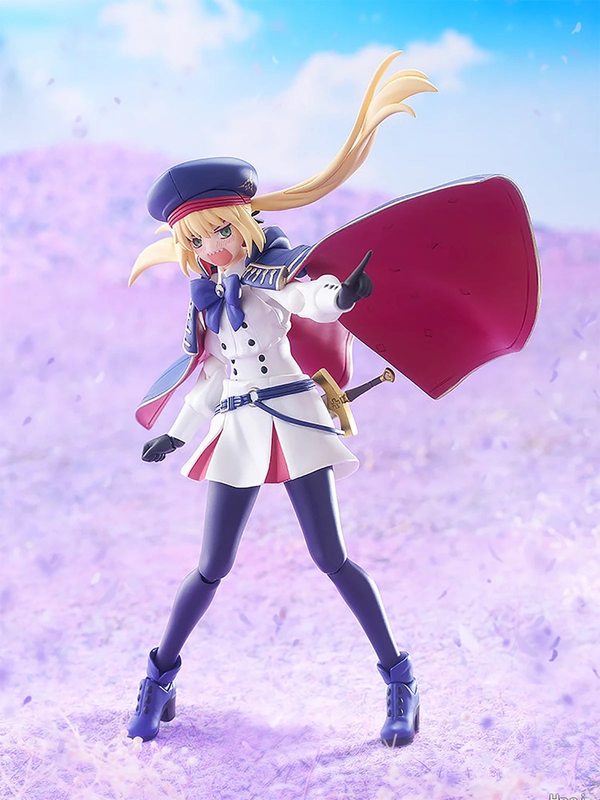 Original Genuine Max Factory Action/Dolls Figma (#653) Fate/Grand Order Altria Caster H=145mm Game Character Model Figure Toy