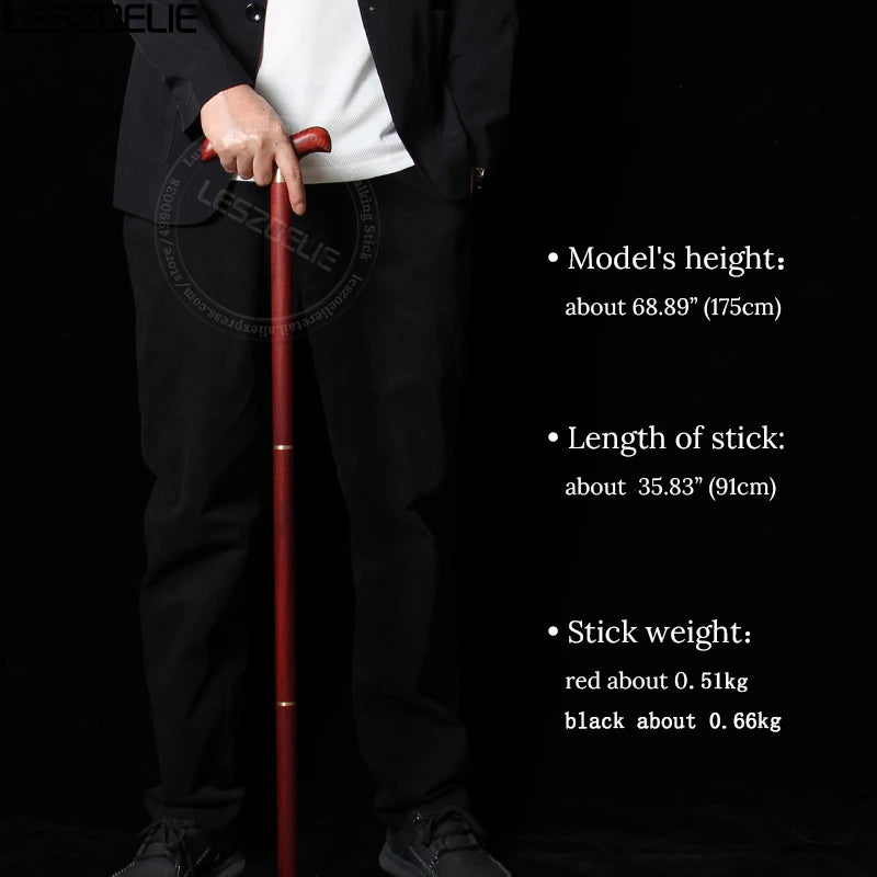 Luxury Red And Black Bird Shaped Handle African Wooden Walking Stick Men And Women Fashionable Canes Elegant Man Walking Sticks