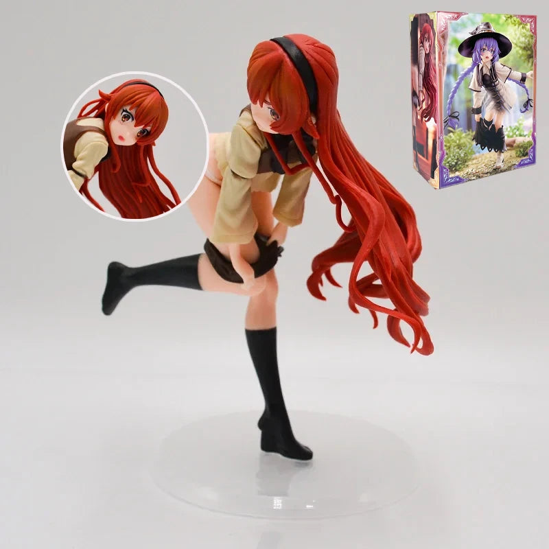 22cm Mushoku Tensei Jobless Reincarnation Sylphiette Anime Figure Roxy Migurdia/Eris Boreas Greyrat Action Figure Model Doll Toy
