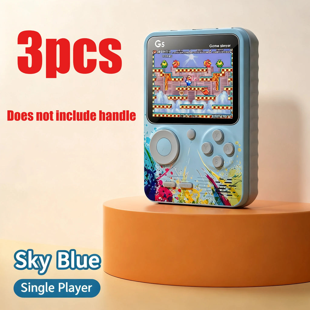 G5 3inch High-Defination Retro Handheld Game Console Supports TV built in 500 video Games