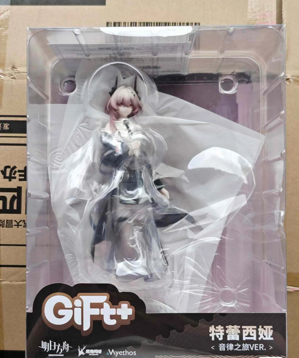Myethos New In Stock Arknights Theresa Logos Rhythm Journey Collectible Figure Anime PVC Statue Gift For Otaku Fans Collection