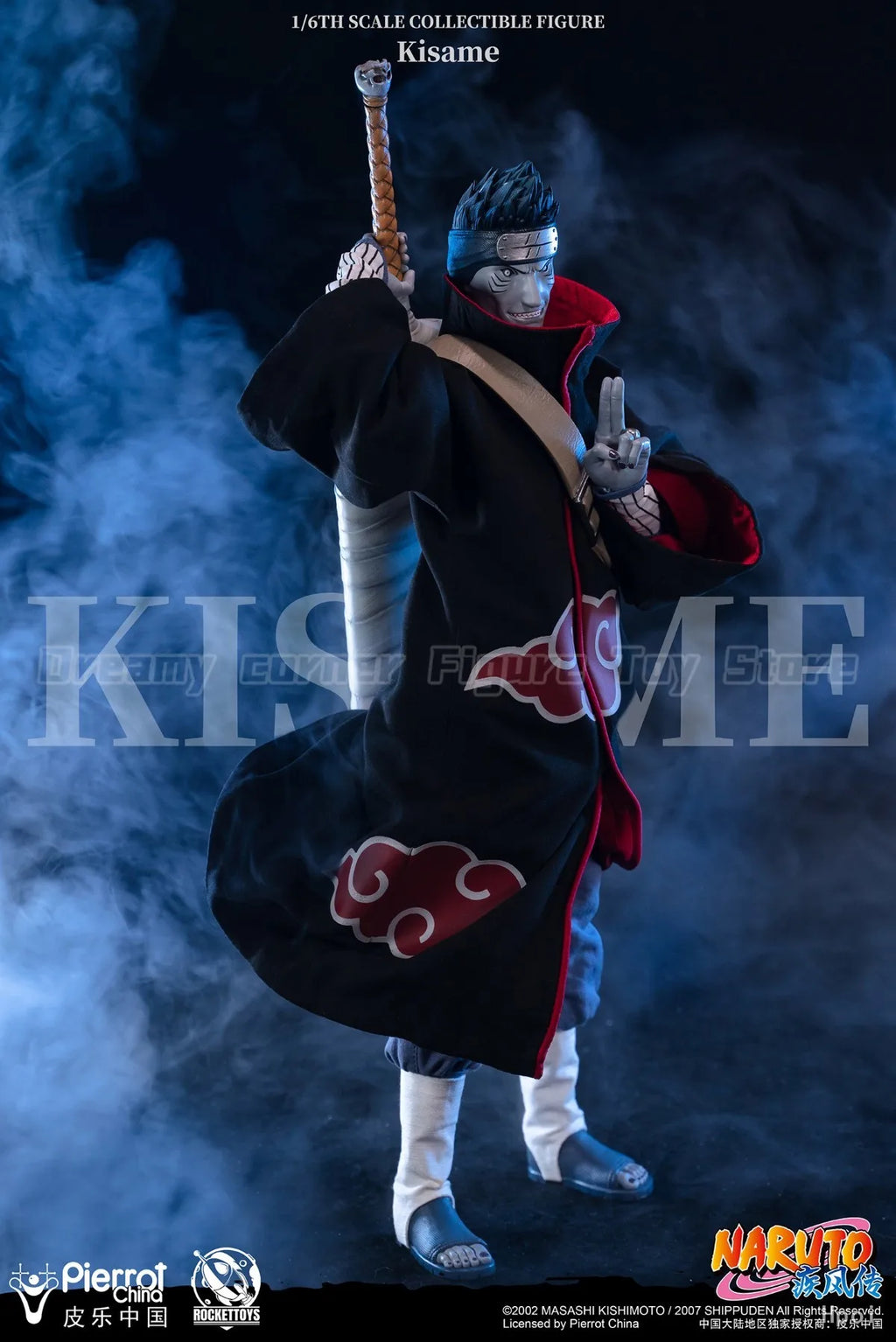 【In Stock】Original RocketToys ROC-007 NARUTO Shippuden Hoshigaki Kisame 1/6 Action Figure Model Toys