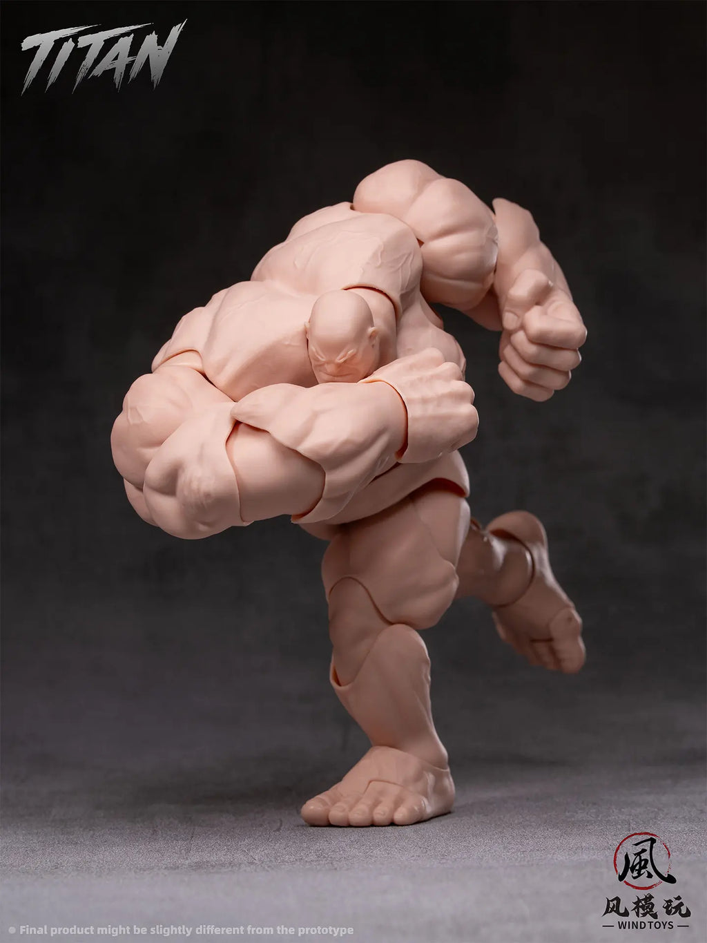 Wind Toys Titan Action Figure 1/12 Super Movable Muscle Body Anime Figures Collectible Model Statue Desktop Ornaments Toys Gifts