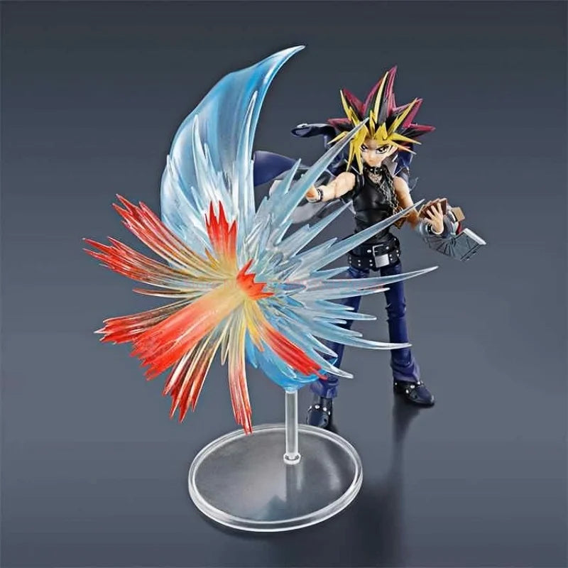 In Stock Genuine Bandai Yu Gi Oh  Duel Monsters Model Kit SHF Yami Yugi Anime Action Figure  Collection Toys Gifts Finished Mode