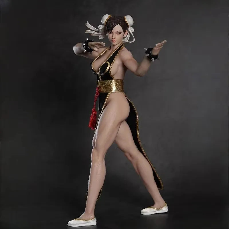 New Stock Play Toy P023 1/6 Scale Fighting Goddess Chun Li With Movable Eyes 12 Female Soldier Action Figure Model Toy Gift
