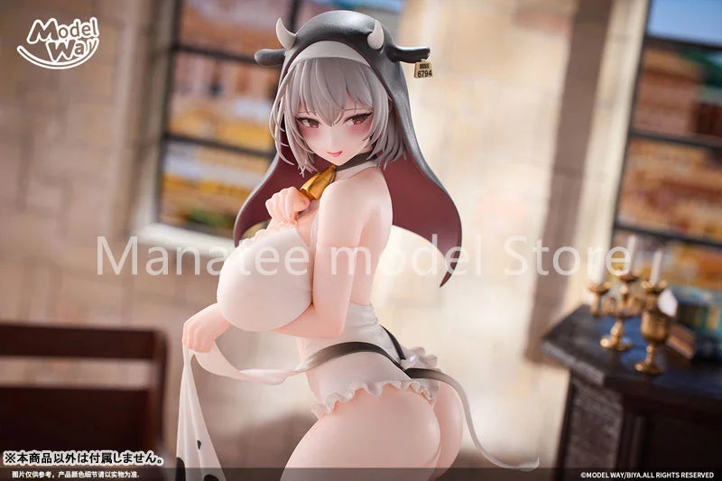 Model Way Original Nyuugyuu Sister Ouko illustration by Biya 1/6 PVC Action Figure Anime Model Toys Collection Doll Gift