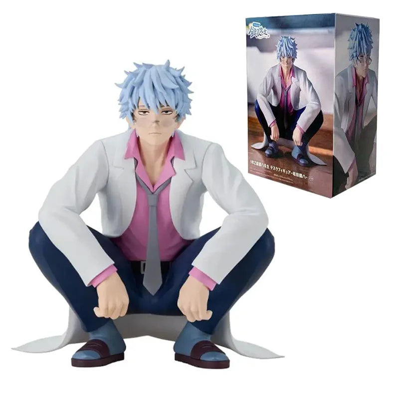 Original Gintama Sakata Ginpa Teacher Hijikata Toushirou Anime Figure Toys Model Figurine Collection Toys