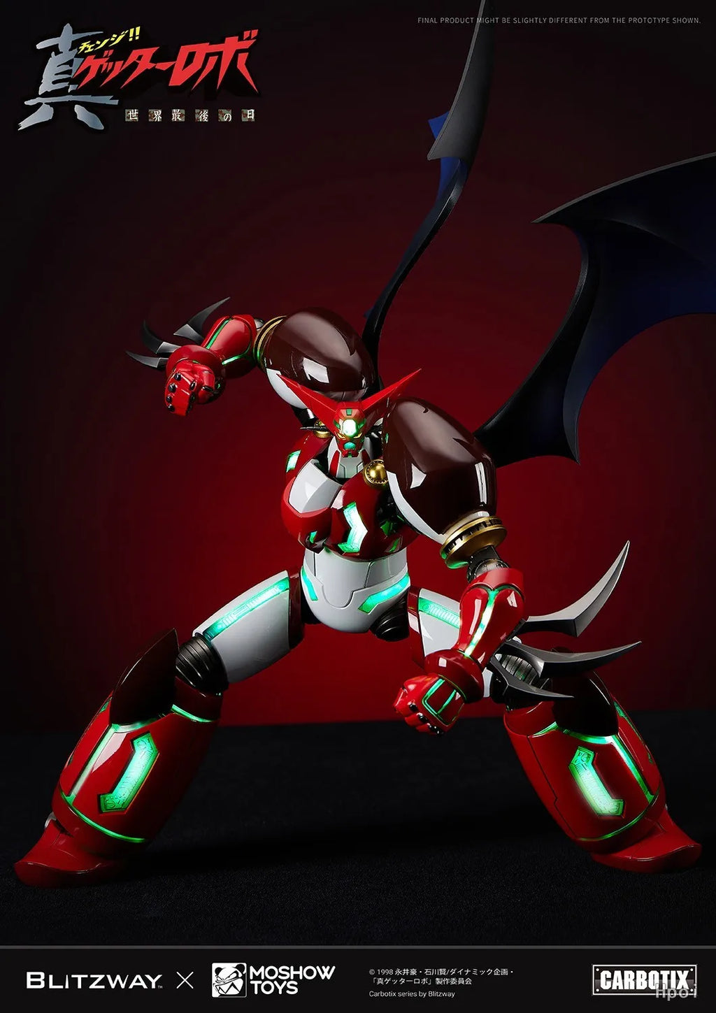 【Original】BLITZWAY MOSHOWTOYS Getter Robo: Armageddon SHIN GETTER 1 Mecha-finished Product Action Figure Model Toys