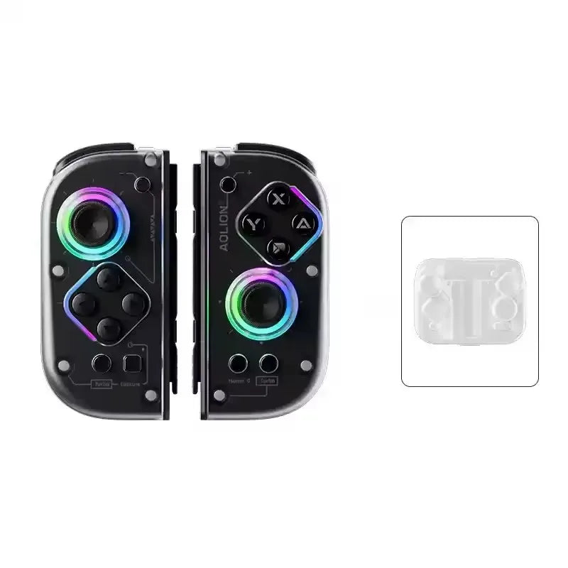 J20 BT 5.2 L/R JoyCon Gamepad For Nintendo Switch/Lite/Oled Joypad With RGB Light Game Controller Compatible With PC Android IOS