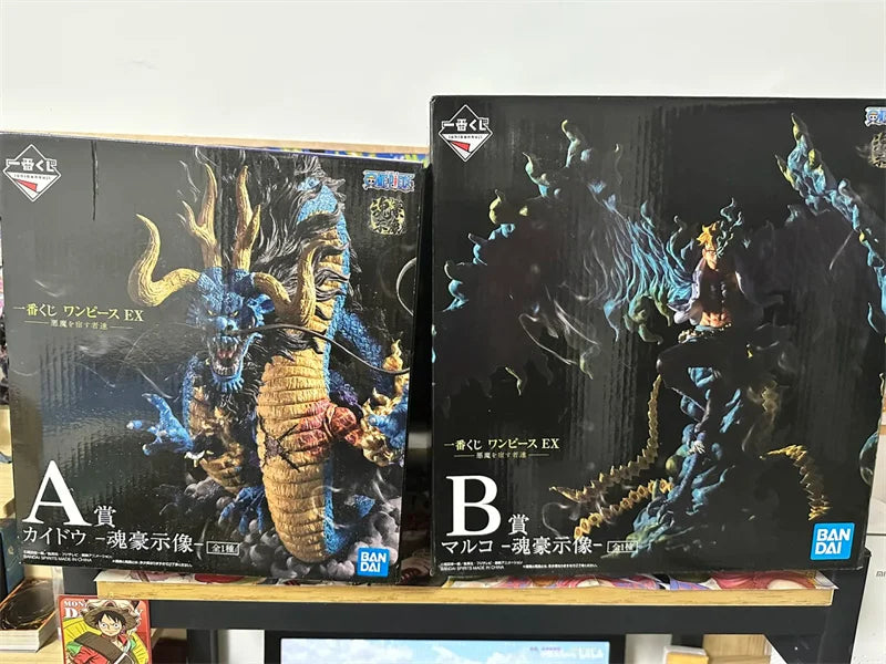 Bandai Original Bp One Piece Ichiban Kuji Marco Kaido Devil Fruit Ability Person Anime Figure Collection Model Toys Gift Models
