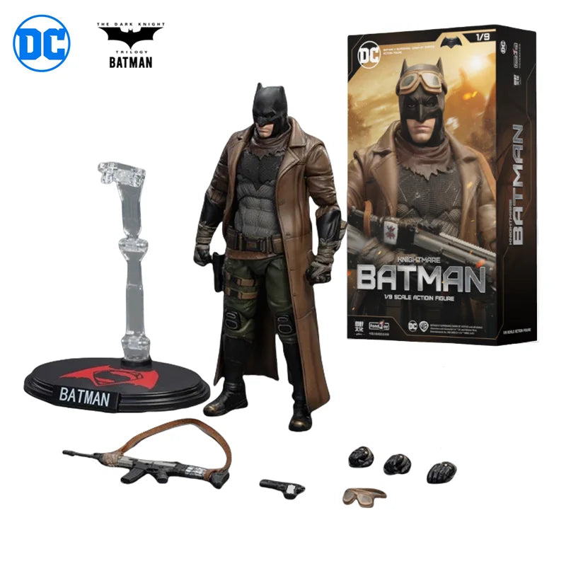 Justice League Knightmare Batman Action Figure Armored Batman Tactical Buit 1:9 The Batman Adult Collection Models Toys