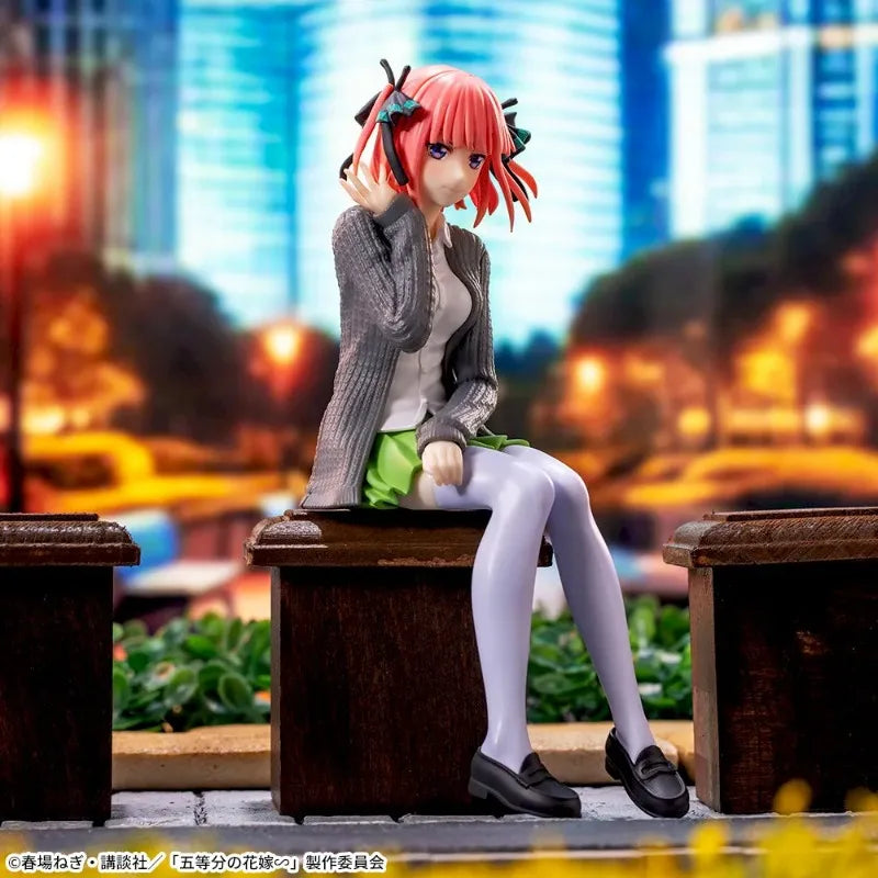 SEGA Genuine Premium The Quintessential Quintuplets Anime Character Nakano Miku Kids Christmas Gift Collection Action Toys Model