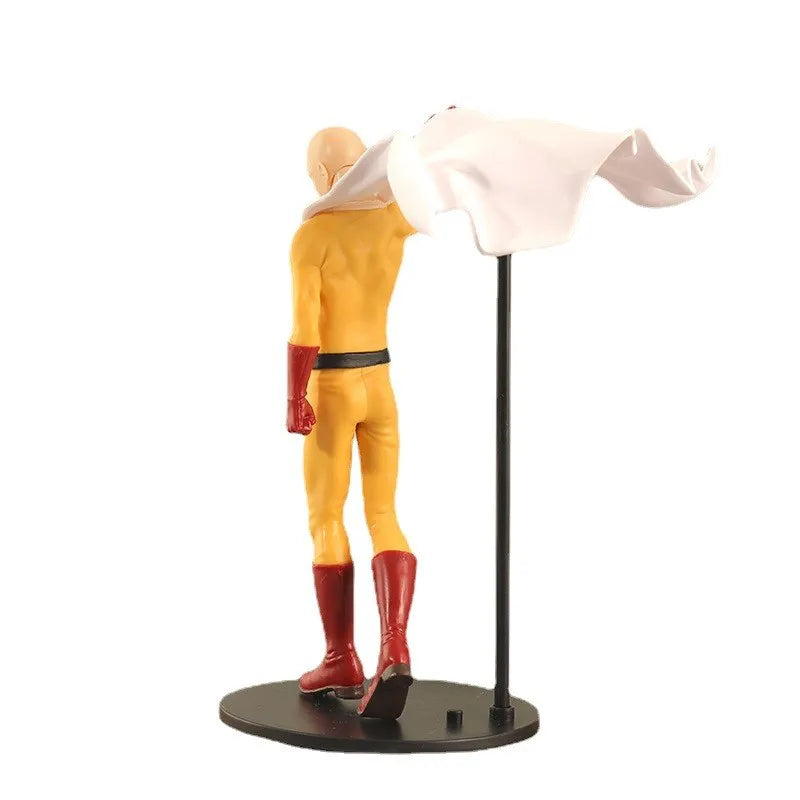 18CM Аниме Фигурка ONE PUNCH-MAN Фигура Плешив Сайтама Тацумаки Изправена Фигурка Модел Играчка Статична Колекция Настолни Орнаменти PVC