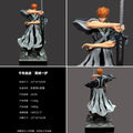 35cm Bleach Ichigo Kurosaki Dual Sword Blood War Gk Statue Anime Collectible Desktop Decoration Figure Gift For Anime Fans Toy