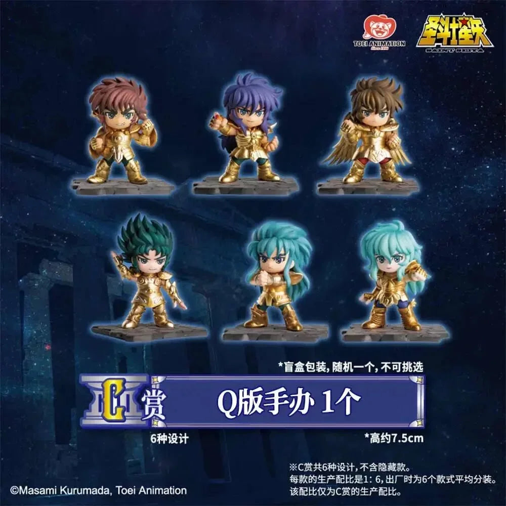 New in Stock Bandai Saint Seiya Reward of The First Draw 3 Play Gold Saint Hyoga Shun Athena Figurine Gift