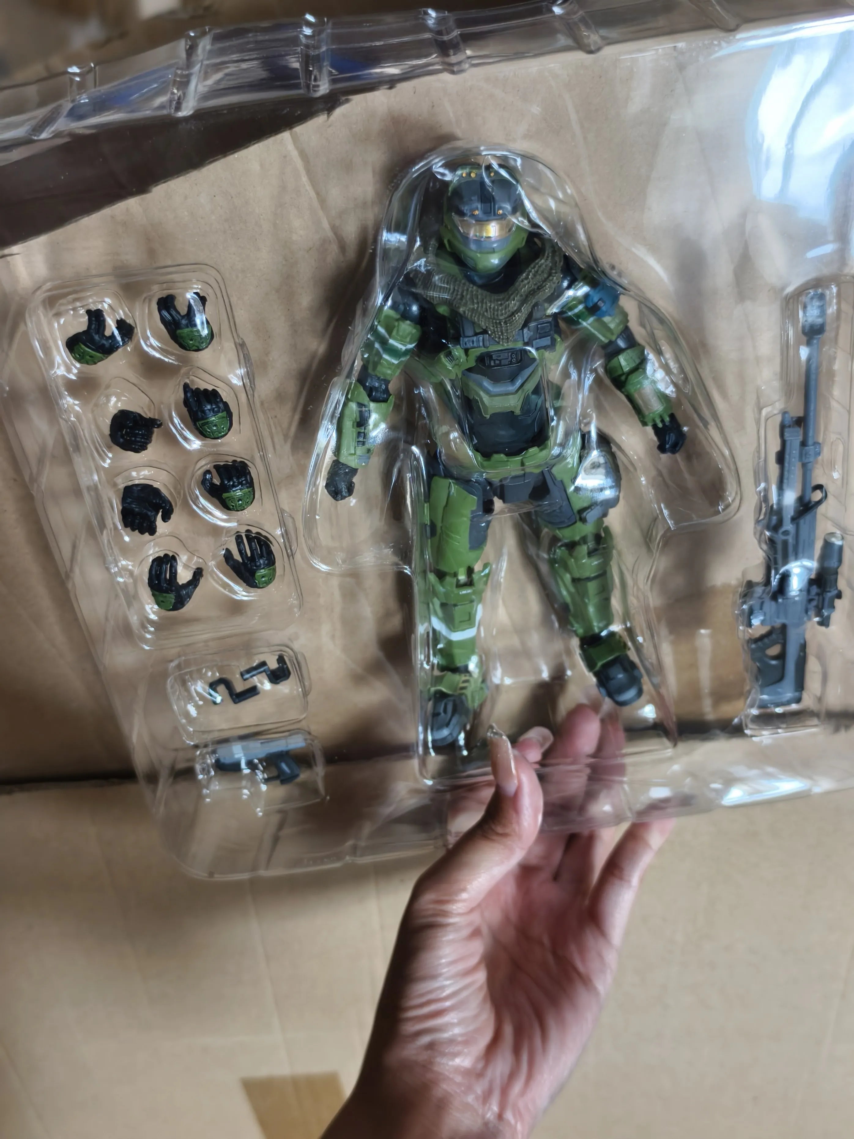 Master Solider Chief  PVC Action Figure Collectible Model Toy Cheap Sale