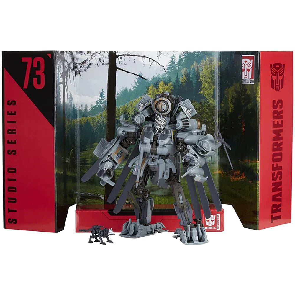 [In-Stock] Hasbro Transformers SS-08 Blackout & SS-73 Grindor 21.5cm Leader Class Collectible Action Movie Figure Model Toys
