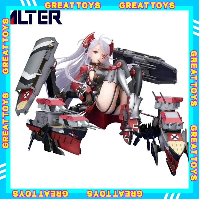 100%Original ALTER Azur Lane Prinz Eugen Anime Action Figure PVC Collectible Boxed Model Dolls Statuette Toys For Birthday Gift