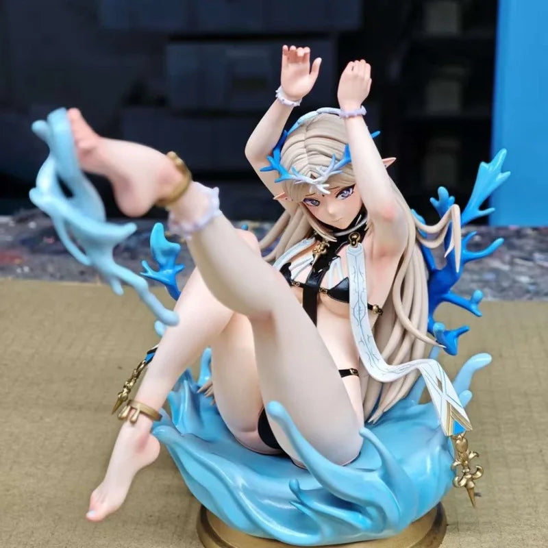 Anime Figure Desktop Decor - Kartisia Anime Girl PC Case Model Domestic Collectible Gift for Boys