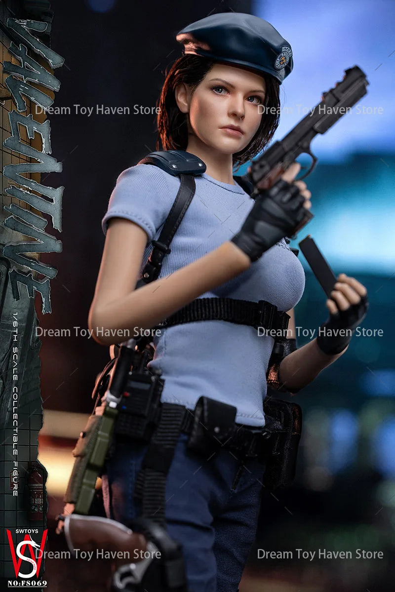 Original SWTOYS FS069 1/6 Scale Female Soldier Jill Anime Game Police Officer Full Set 12Inch Action Figure Model Toys
