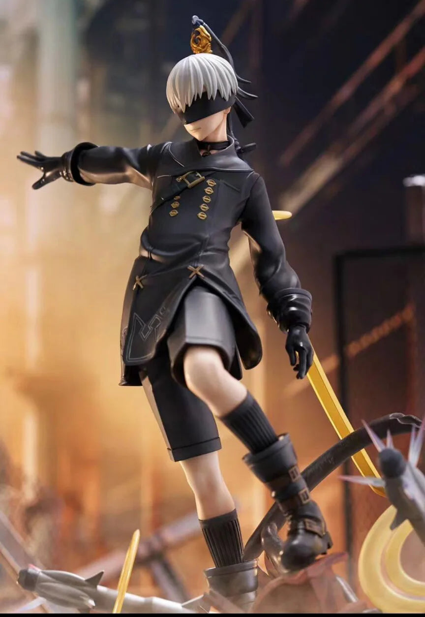 31cm In stock lowest price 2025 Japanese original anime figure 9S action figure collectible model toys for boys