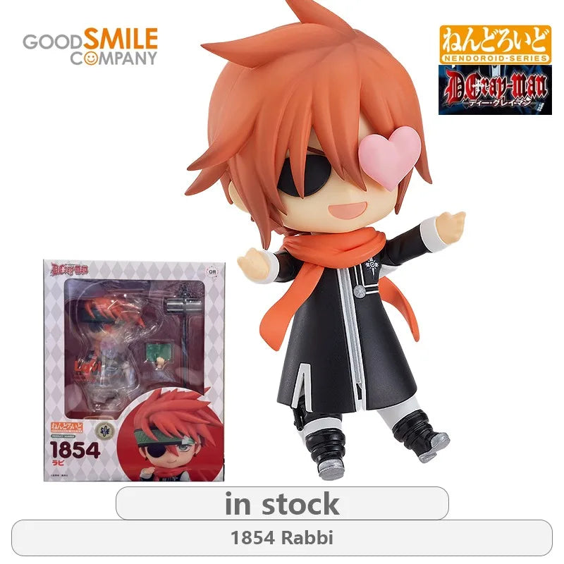 GSC Original NENDOROID D.Gray-man Series 1614Aaron Walker\Yutaka Kanda\1854 Rabbi Anime Action Figure Model Toys Gifts Fo Boys