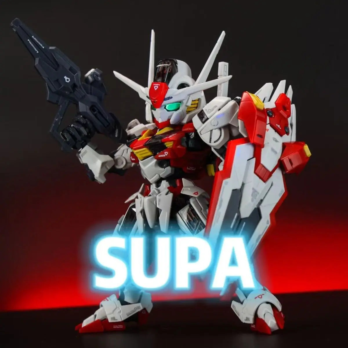 supa Model MGSD XVX-016 Aerial Chinese red Assembly Model Kits  Anime Action Figure Plastic Robot Model Gifts Toys