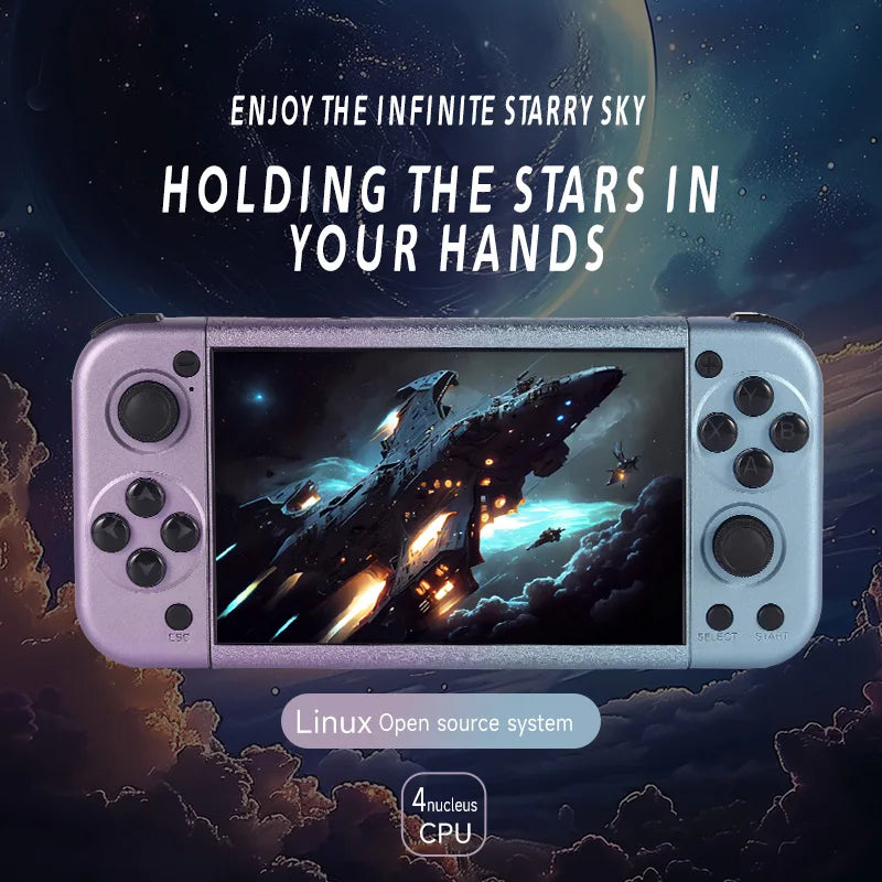 G50V PSP 5-inch 64GB 2500mAh portable handheld game console arcade suitable for PSP/PS1 retro TV game controller boys' gift