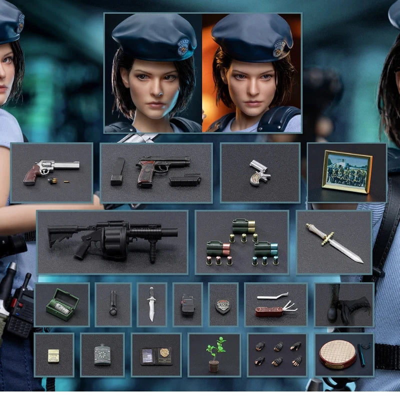 In Stock Jill Valentine 1/6 Scale Articulated Action Figure Resident Evil No Fs069 Collectible Ornament With Accessories Gift