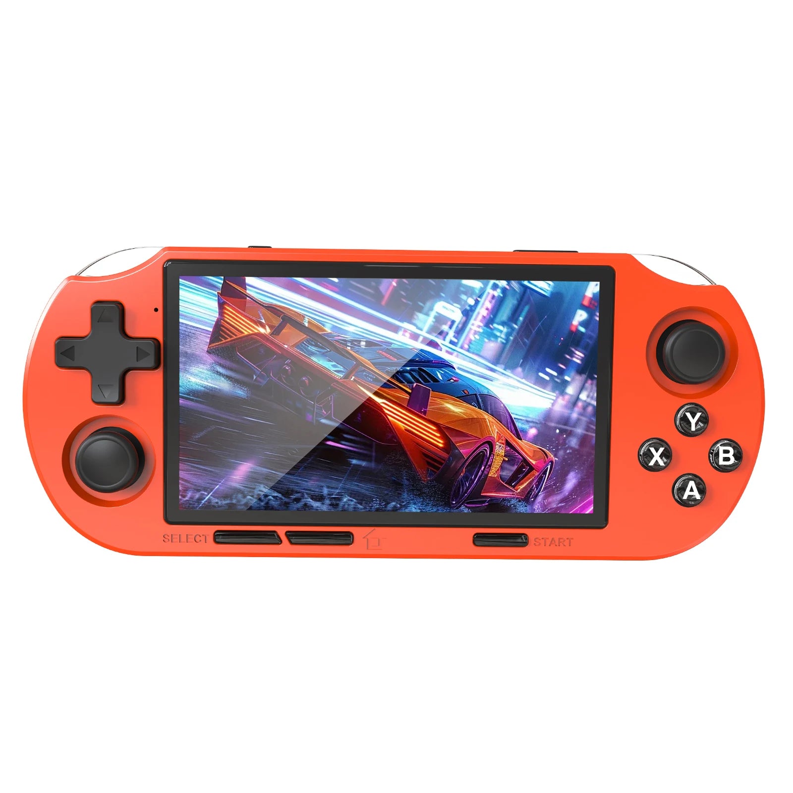 GAMINJA ANS16 Open Source Handheld Game 4.5 Inch IPS Screen RGB Lighting Portable Retro Video Game Console 64GB For PS1/GBA/SFC