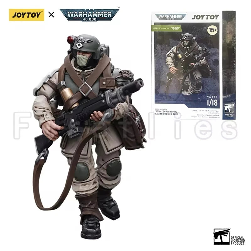 1/18 JOYTOY Action Figure (5PCS/SET) 40K Cadian Command Squad Anime Model Toy