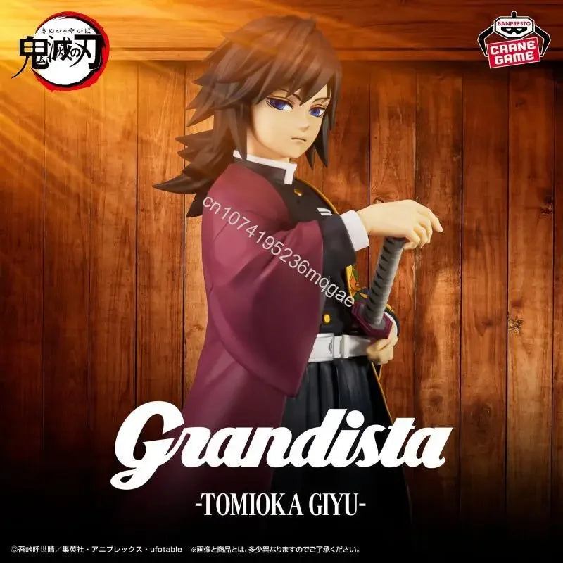 In Stock BANDAI Demon Slayer Grandista Tomioka Giyu About 24Cm Figure Anime Model Genuine Boxed Toy Christmas gifts