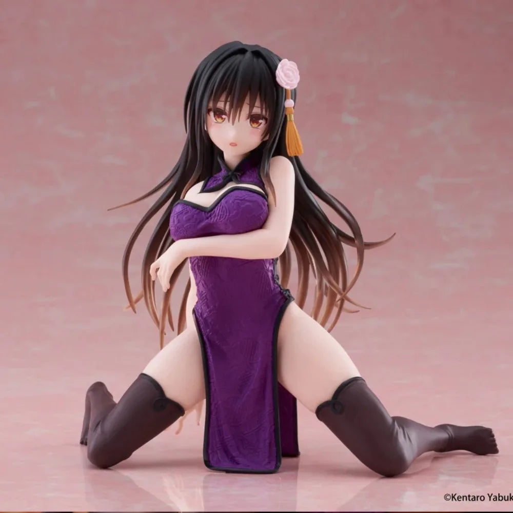 In Stock Taito Original Genuine To Love-Ru Darkness Desktop Cute Figure Kotegawa Yui Chinese Dress Ver. 13cm Model Toy Figures