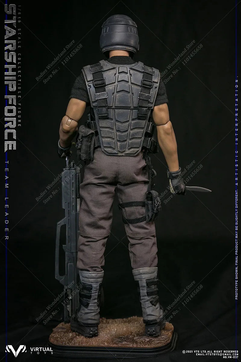 VTS TOYS VM037DX 1/6 Collectible Male Action Figure Starship Force-Team Leader Solider Doll Model for Fans Gifts