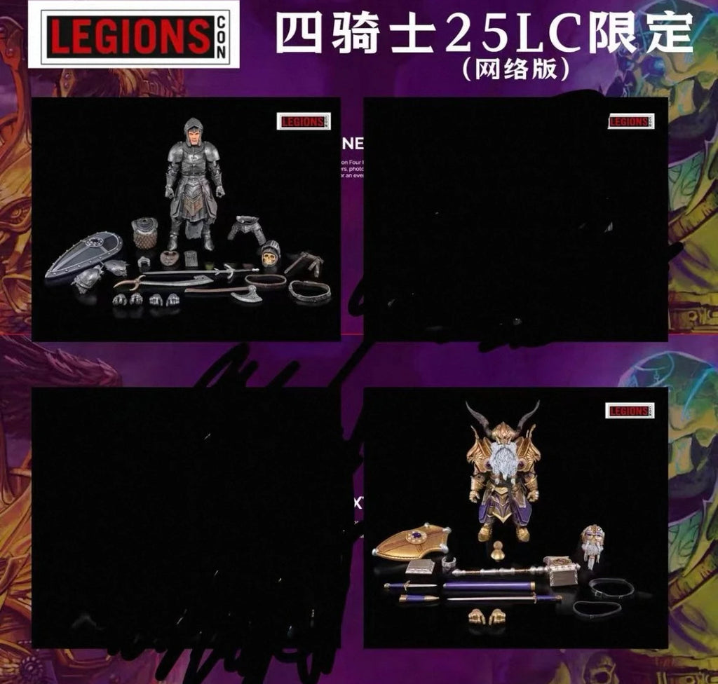 Four Horsemen Mythic Legions 1/12 Action Figure LegionsCon 2025 Exclusive Scaphoid The Warrior The Churel Sir Valgard Anime Toy