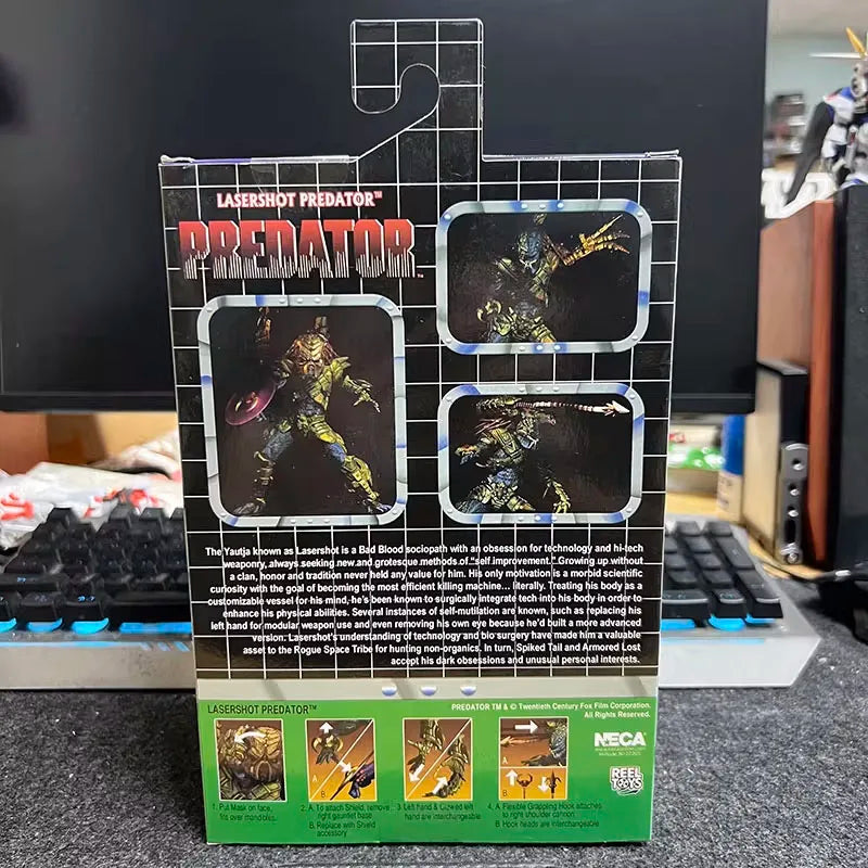 NECA The Predator Figure Ultimate Alien Hunter Action Figuras Manga Figurine Toys Anime 7-Inch Movable Model Doll Gift Original