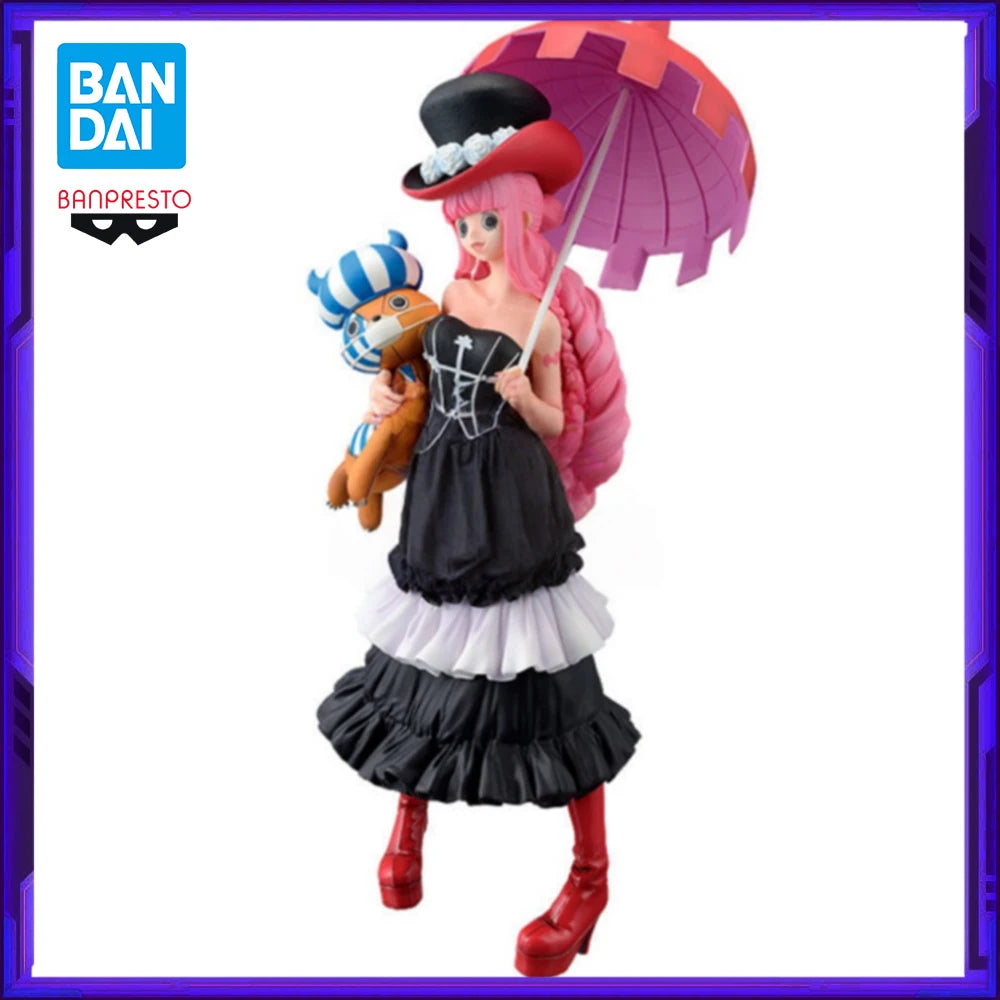 In Stock Bandai Original Banpresto ONE PIECE DXF Perona Anime Action Figure Model Figures Toys