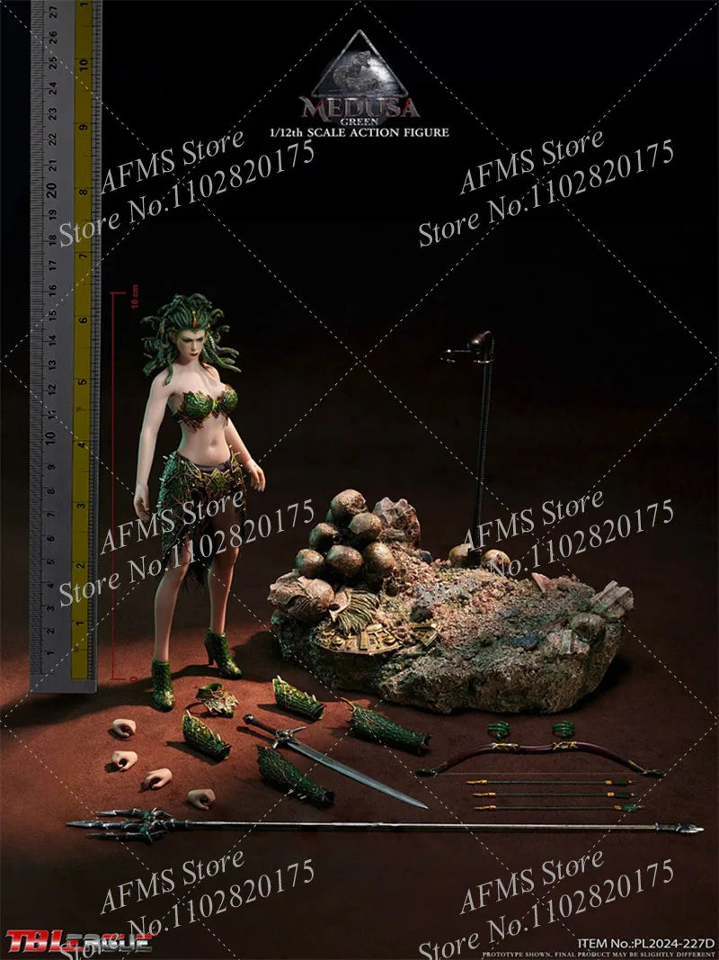 TBLeague PL2024-227 1/12 Scale Collectible Figure Medusa Greek Mythical Snake Haired Witch 6" Women Soldier Action Figure Model