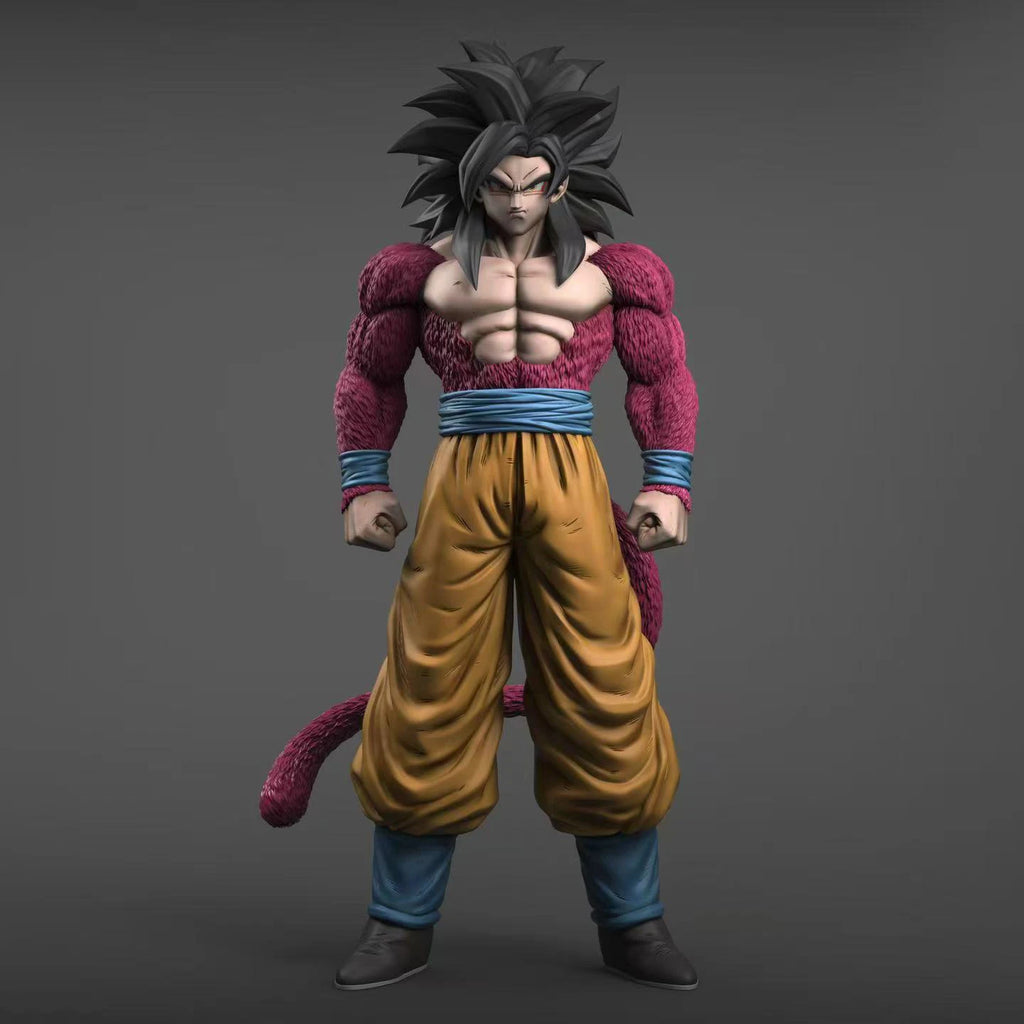 Dragon Ball Z Ssj4 Goku Figur Ersetzen Kopf Super Saiyajin 4 Goku Actionfiguren Sammlungsmodus Spielzeug Geschenke