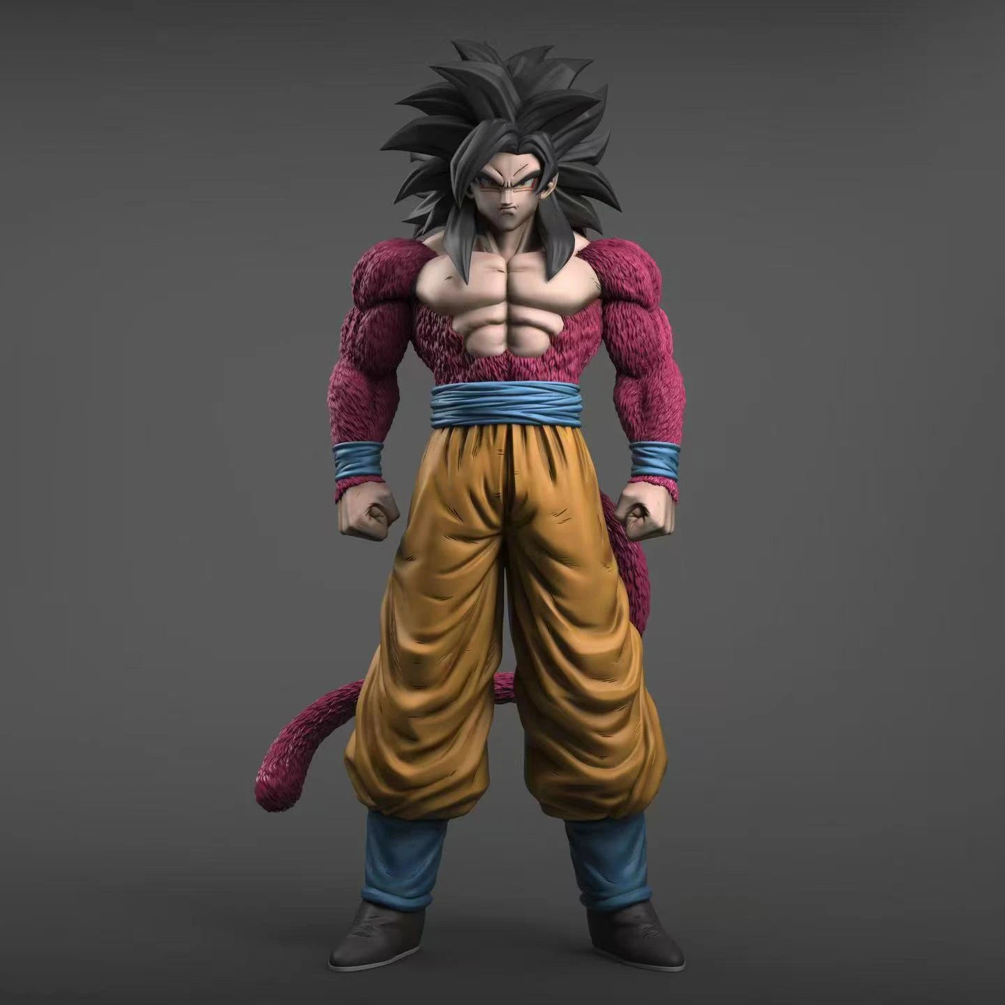 Dragon Ball Z Ssj4 Goku Figur Ersetzen Kopf Super Saiyajin 4 Goku Actionfiguren Sammlungsmodus Spielzeug Geschenke