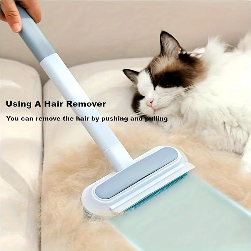 Washable & Reusable Dog Hair Brush with Non-Damage Cleaning - for Carpets, Sofas, Easy-Clean Floor, Dog Hair Remover Tool