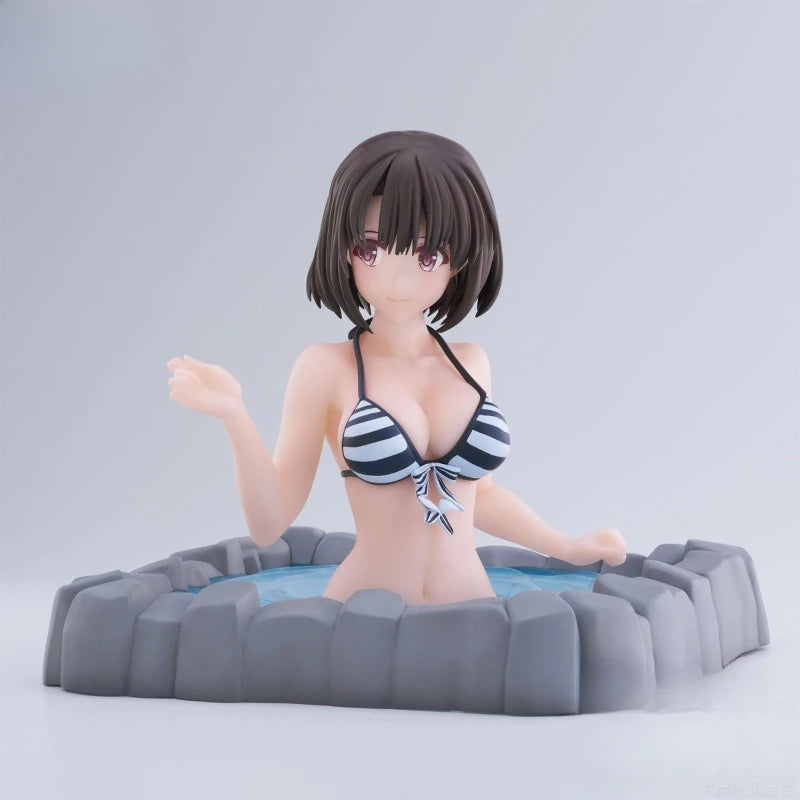In Stock Genuine SEGA Saenai Heroine No Sodatekata Fine Kato Megumi Thermae Yu~topia Anime Figure Garage Kit Anime Cartoon