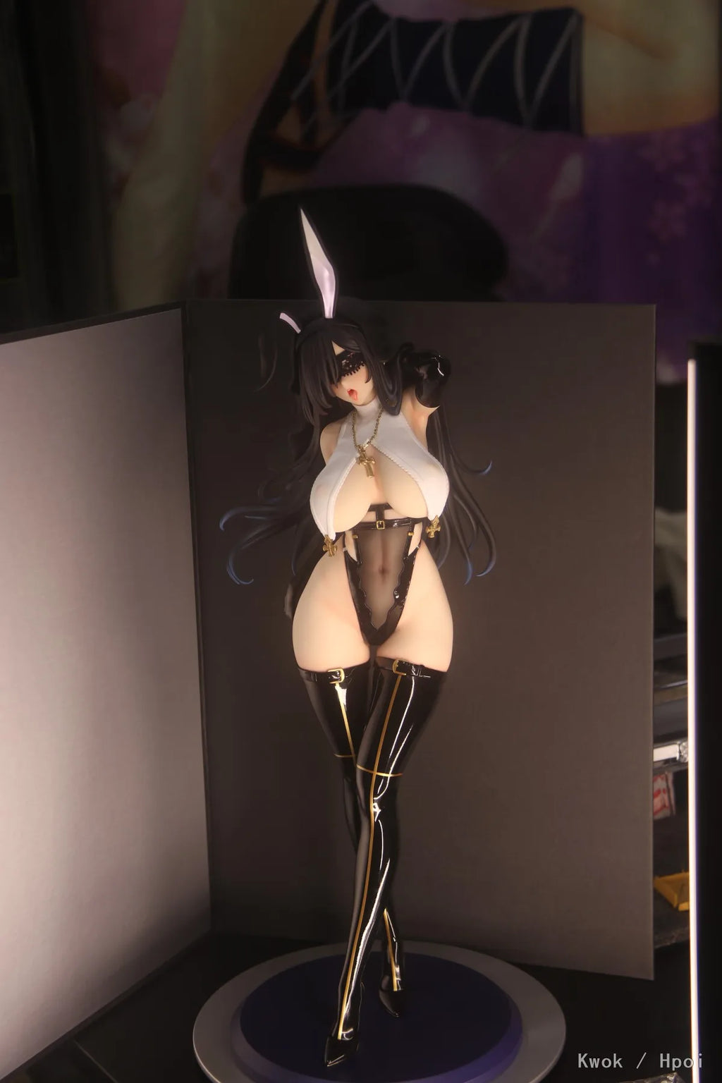 In Stock Original BEARPANDA1/4 Rabbit Nest Series Fourth Black Nun Bunny Girl Anime Figure Collection Model Toys
