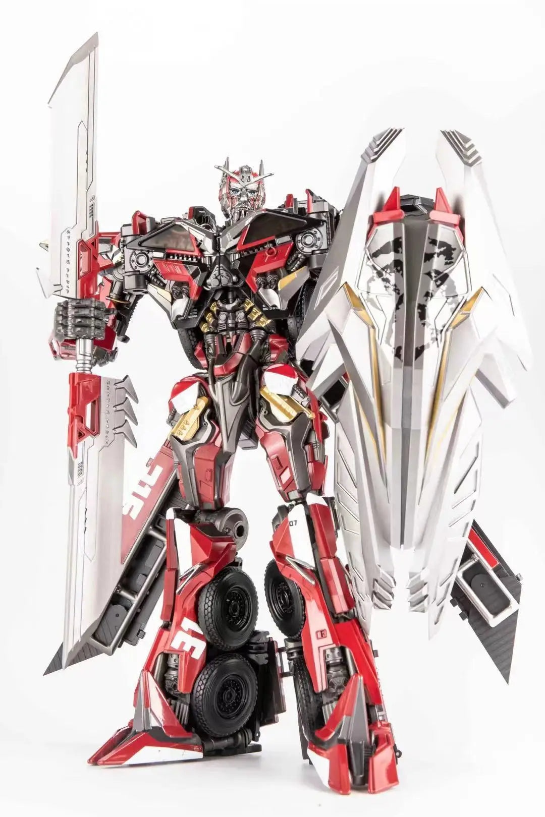 In Stock Transforming Toys OV-01 Large Alloy Version KO Ss Natural Enemy Model Robot Action Figure Collection Gifts