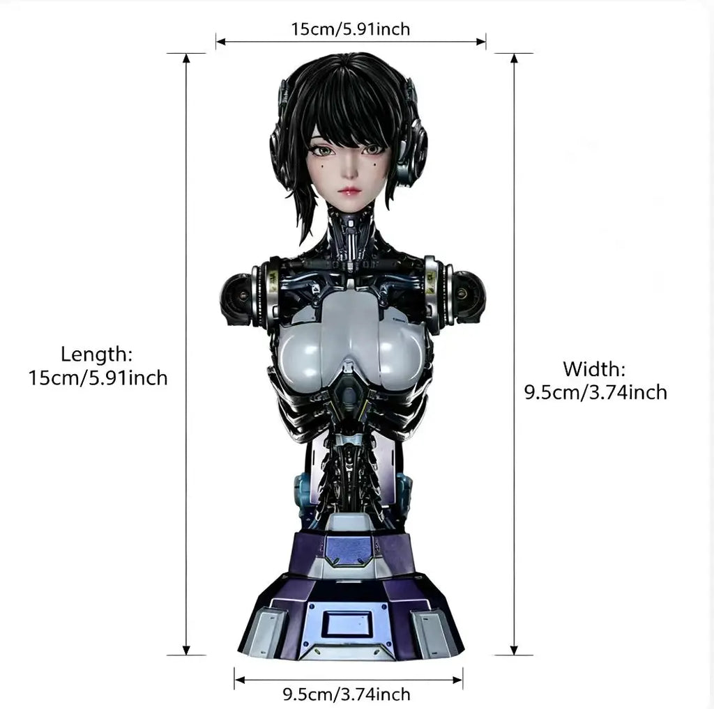 Linglong Ash 1/4 Half-Body Figure Collectible Model, High-Quality Role