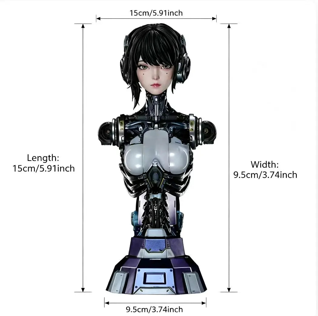 Linglong Ash 1/4 Half-Body Figure Collectible Model, High-Quality Role