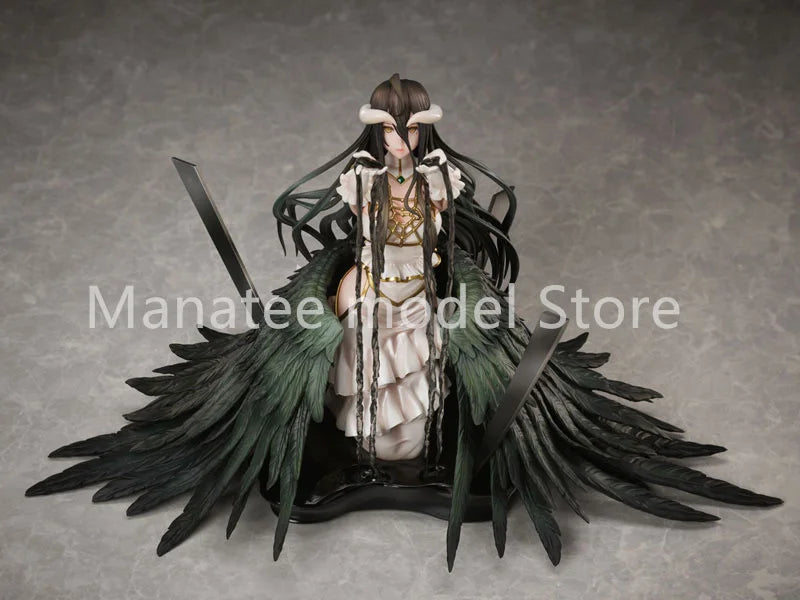 FuRyu Original Overlord Albedo White Dress 1/7 PVC Action Figure Anime Model Toys Collection Doll Gift